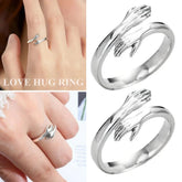 1PC LOVE HUG RING GOTHIC RING
