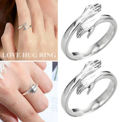 1PC LOVE HUG RING GOTHIC RING