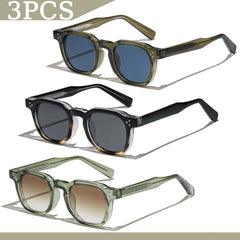1/2/3 Pcs Wholesale New Square Retro Sunglasses Men