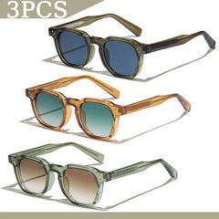 1/2/3 Pcs Wholesale New Square Retro Sunglasses Men