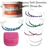 2PCS Fashion Braces Colorful Temporary