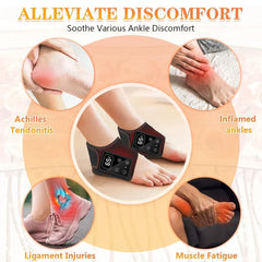 1/2PCS Electric Heat Vibration Ankle Wrist Massager