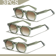 1/2/3 Pcs Wholesale New Square Retro Sunglasses Men