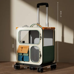 Multifunctional Rolling Pet Carrier