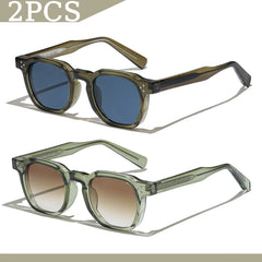 1/2/3 Pcs Wholesale New Square Retro Sunglasses Men