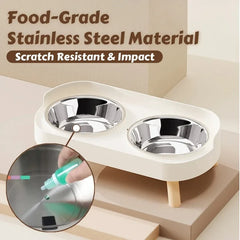 dogs Dopamine Colorful Elevated Pet Feeder