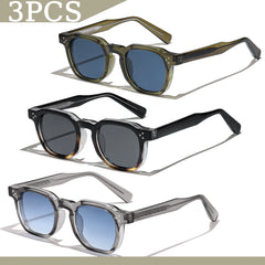 1/2/3 Pcs Wholesale New Square Retro Sunglasses Men