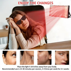 96 LEDs USB Red Light Therapy Lamp