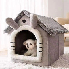 House Style Pet Bed for Small Dogs & Cats -