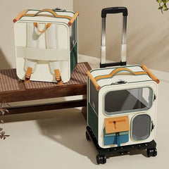 Multifunctional Rolling Pet Carrier
