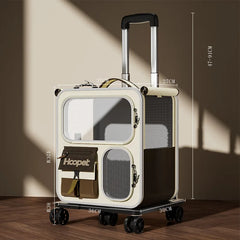 Multifunctional Rolling Pet Carrier