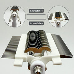 Pet Deshedding Brush 3 in 1 Cat Dog Hair Remover