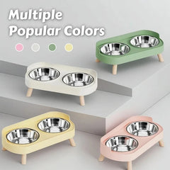 dogs Dopamine Colorful Elevated Pet Feeder
