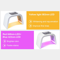 7-Color LED Phototherapy Facial Care Device