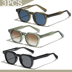 1/2/3 Pcs Wholesale New Square Retro Sunglasses Men
