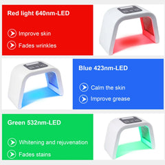 7-Color LED Phototherapy Facial Care Device