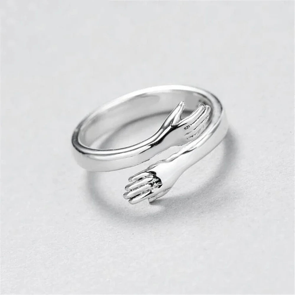1PC LOVE HUG RING GOTHIC RING