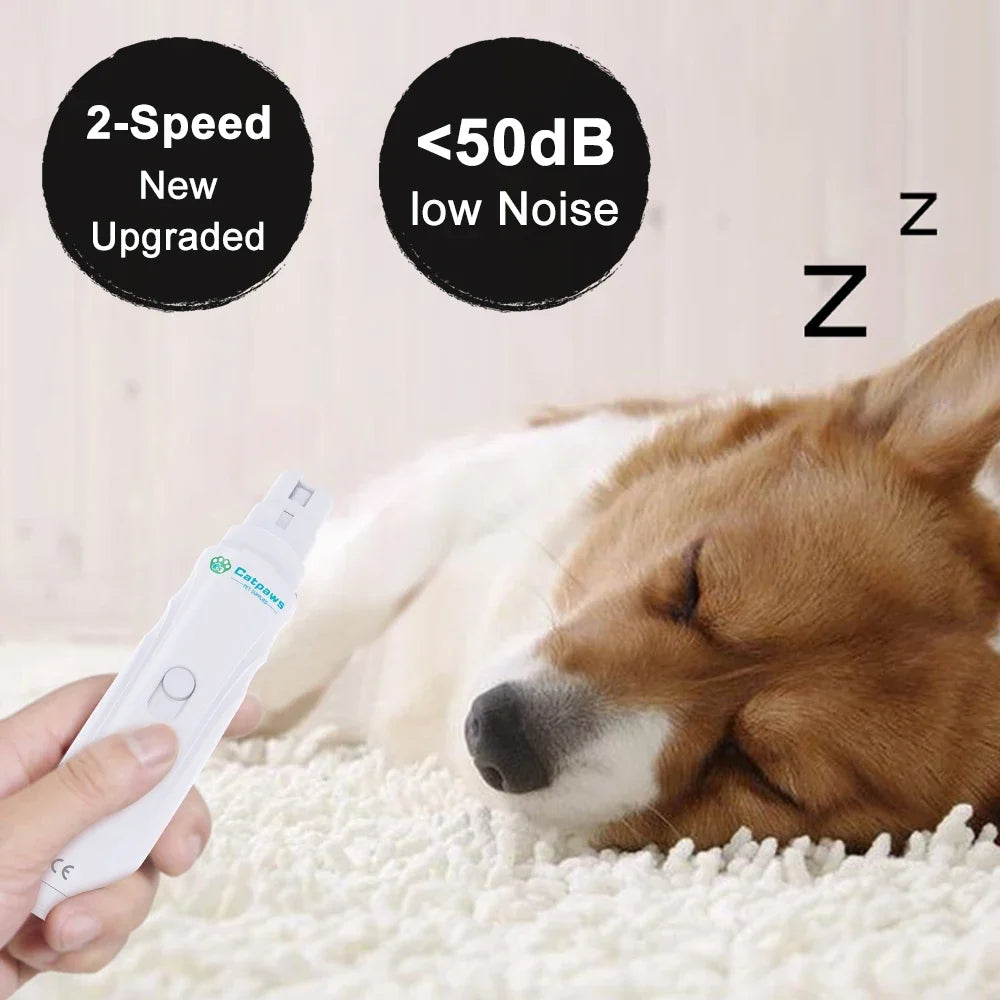 Electric Dog Claw Grinder USB Rechargeable Electric Dog Nail Trimmer