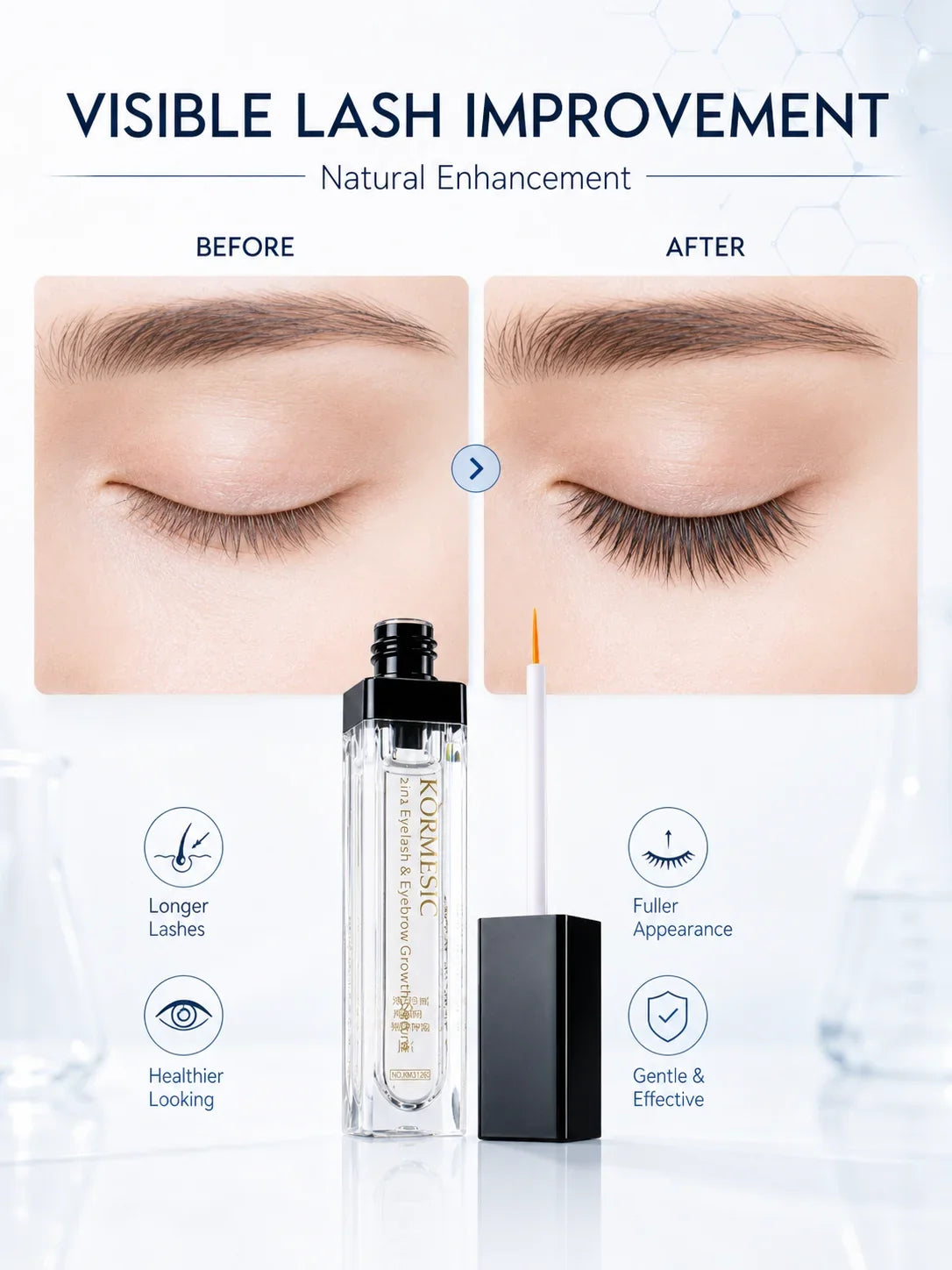 Fast Eyelash Growth Serum 7 Days Natural Eyelash Enhancer