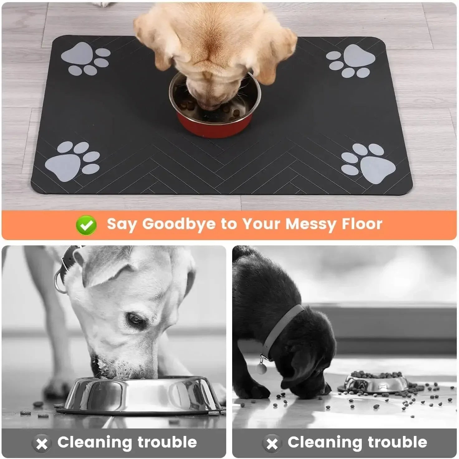Pet Feeding Mat-Absorbent Water Mat