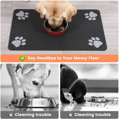 Pet Feeding Mat-Absorbent Water Mat