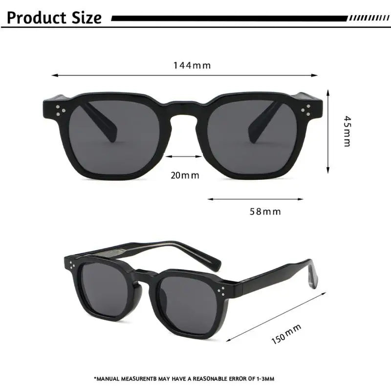 1/2/3 Pcs Wholesale New Square Retro Sunglasses Men