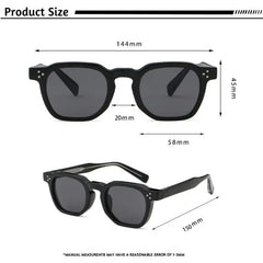 1/2/3 Pcs Wholesale New Square Retro Sunglasses Men