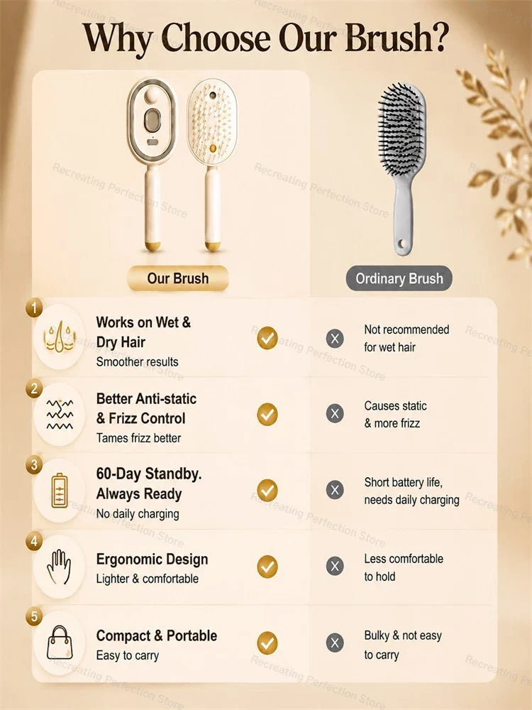 Electric Spray Air Cushion Massage Hair Brush