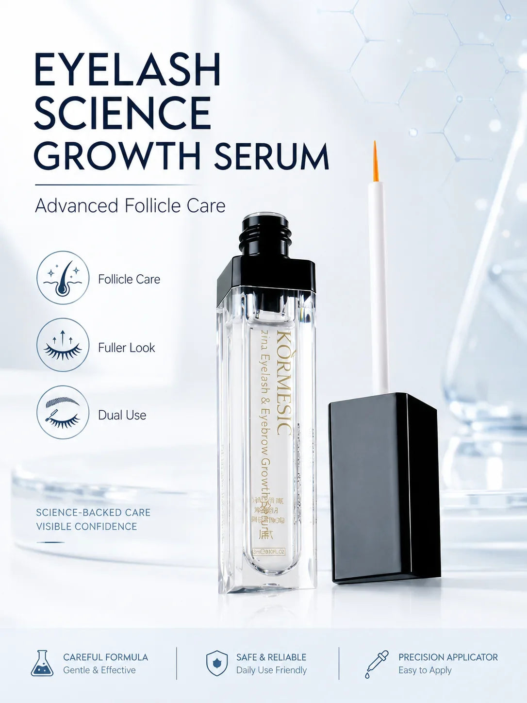 Fast Eyelash Growth Serum 7 Days Natural Eyelash Enhancer