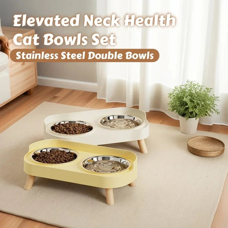dogs Dopamine Colorful Elevated Pet Feeder