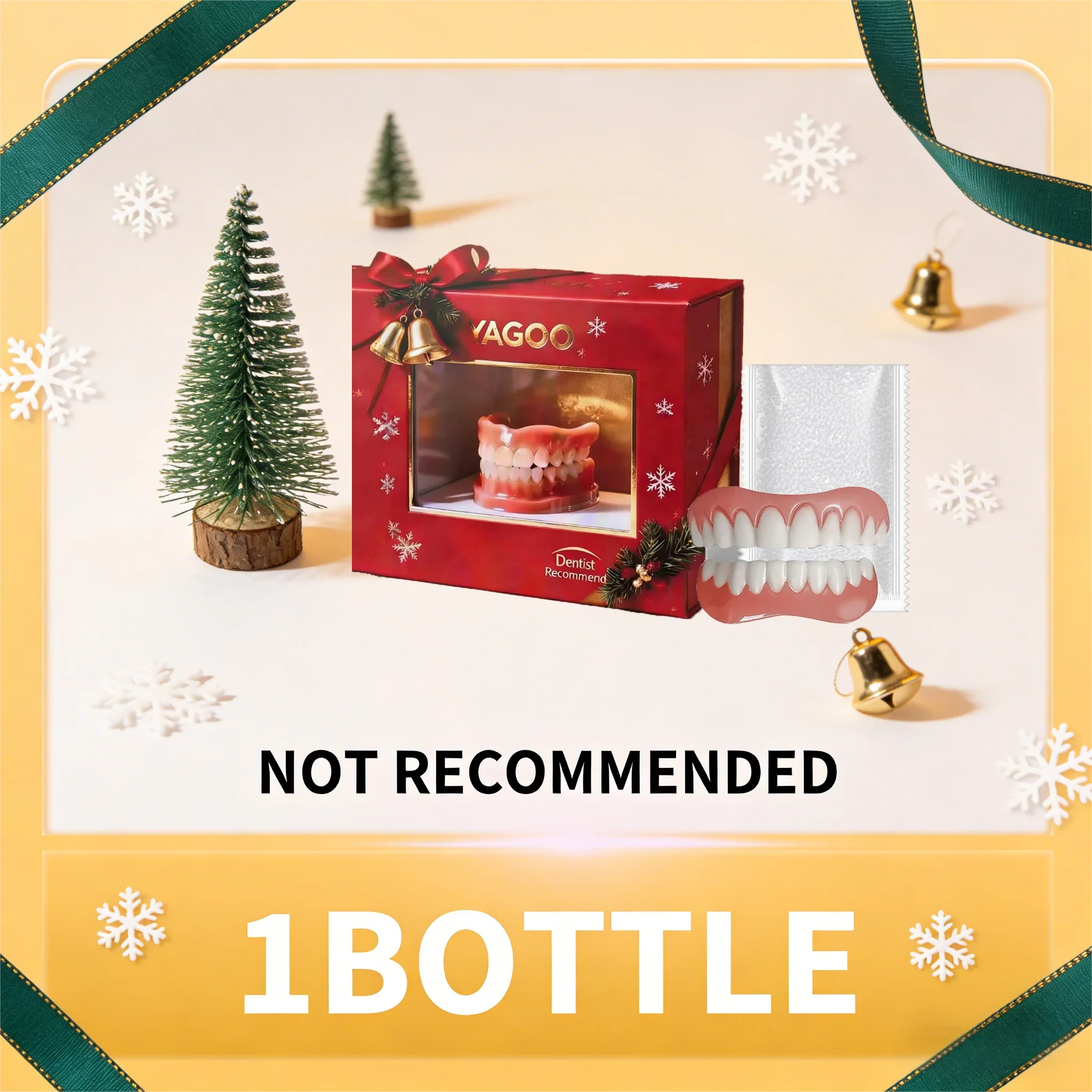 Silicone Dentures Full Set Christmas Gift Pick