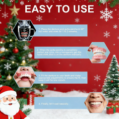 Silicone Dentures Full Set Christmas Gift Pick
