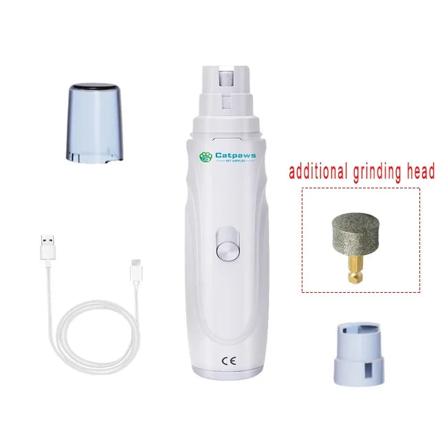 Electric Dog Claw Grinder USB Rechargeable Electric Dog Nail Trimmer