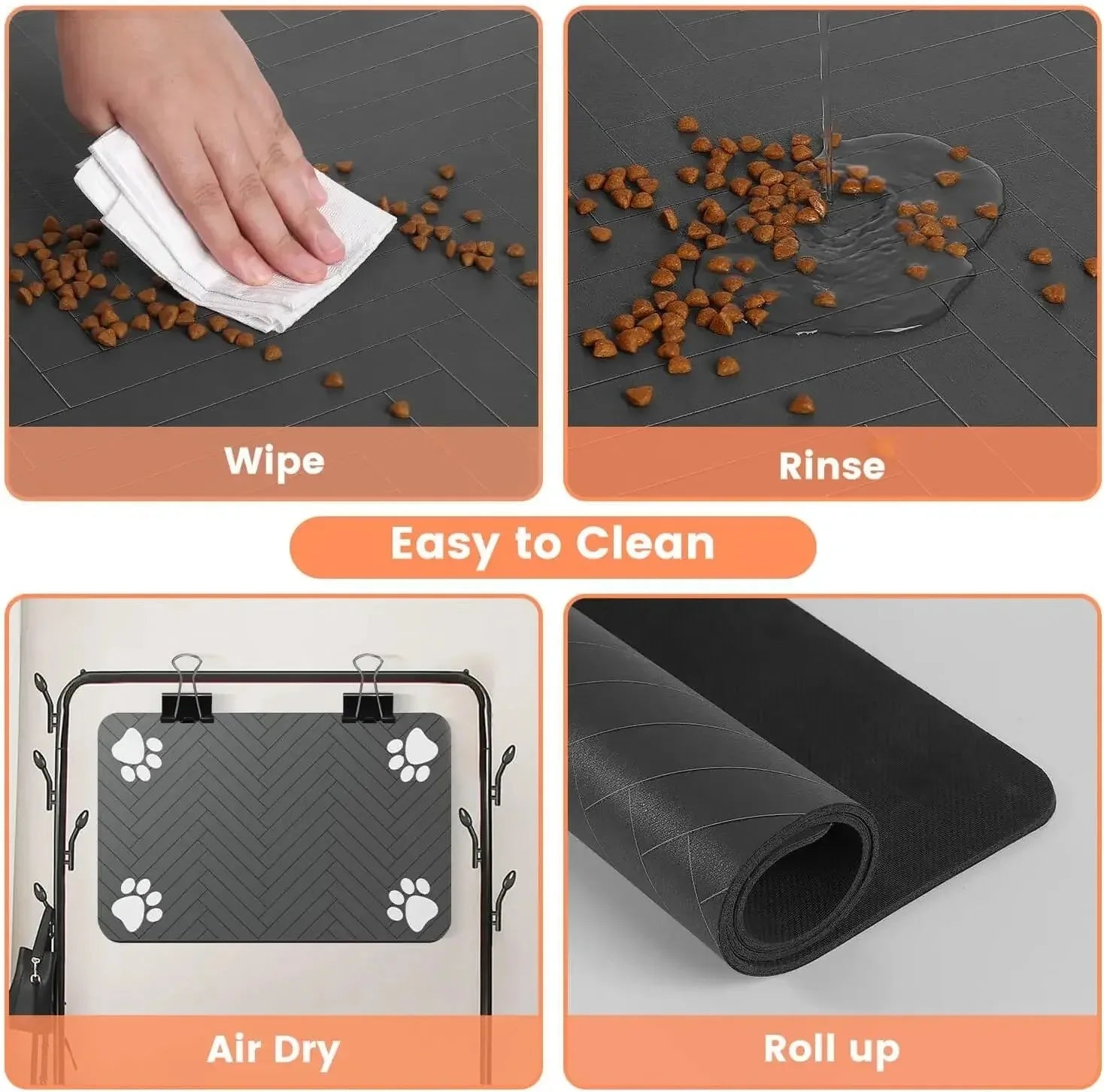 Pet Feeding Mat-Absorbent Water Mat