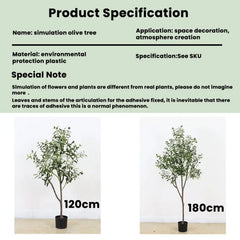 Realistic Artificial Olive Tree
