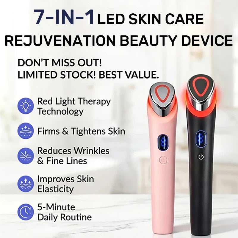 7 Colors EMS Microcurrent Facial Massager