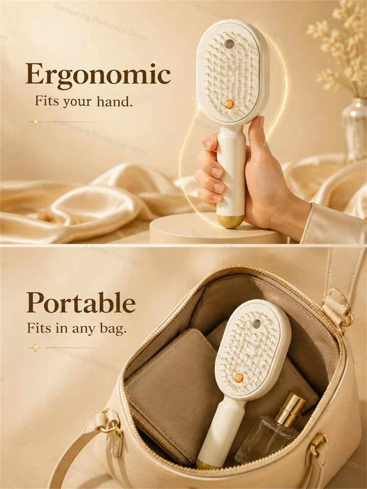 Electric Spray Air Cushion Massage Hair Brush