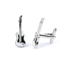 Unique Gift Mens Business Cufflinks Vintage Music Guitar
