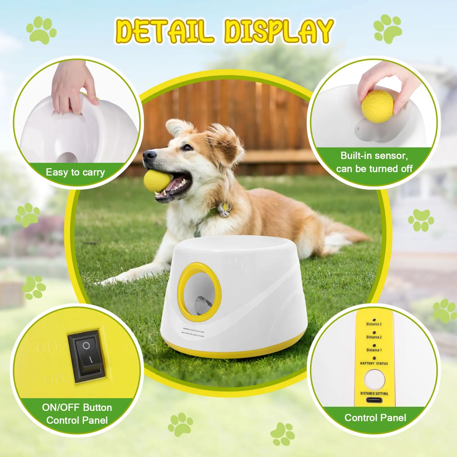 Next-Gen Automatic Dog Ball Launcher,
