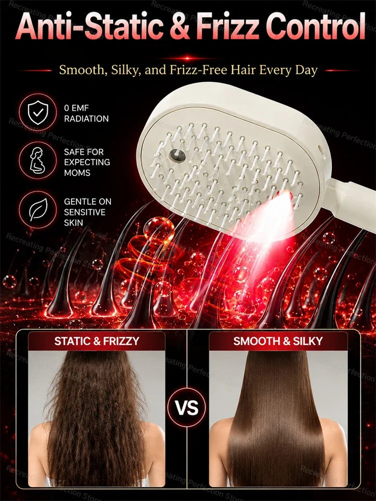 Electric Spray Air Cushion Massage Hair Brush