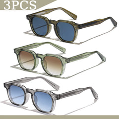 1/2/3 Pcs Wholesale New Square Retro Sunglasses Men